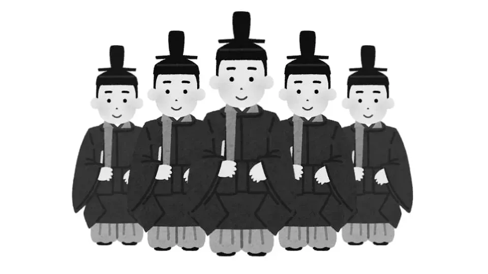 かぐやに求婚した5人の男達